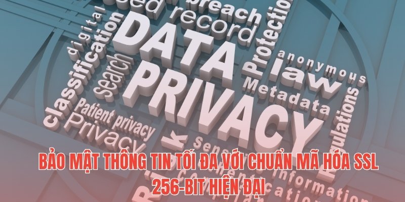 Bảo mật thông tin tối đa với chuẩn mã hóa SSL 256-bit hiện đại
